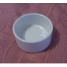 Keramik-Futtertrog, weiß